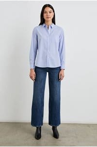 stina shirt in oxford white stripe