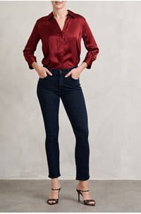 the mid rise dazzler ankle in chip on my shoulder 