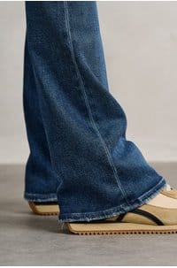 high rise laurel canyon bootcut jean in acapella
