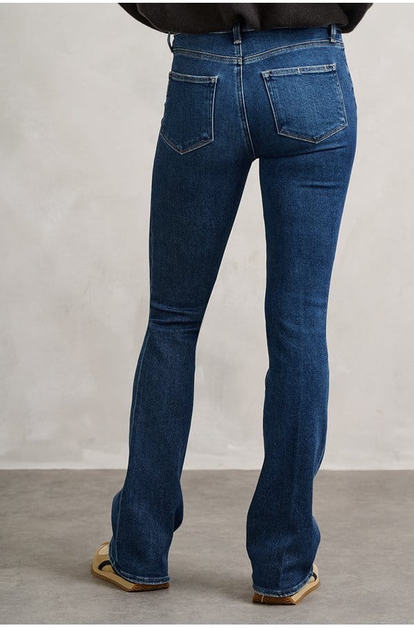high rise laurel canyon bootcut jean in acapella