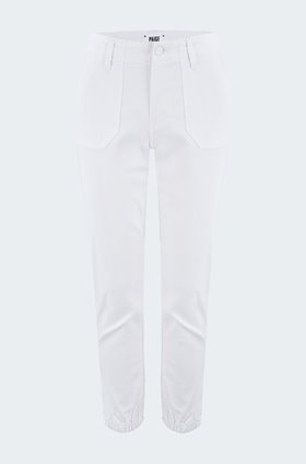 mayslie jogger in crisp white
