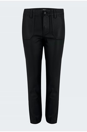 mayslie jogger in black fog coated