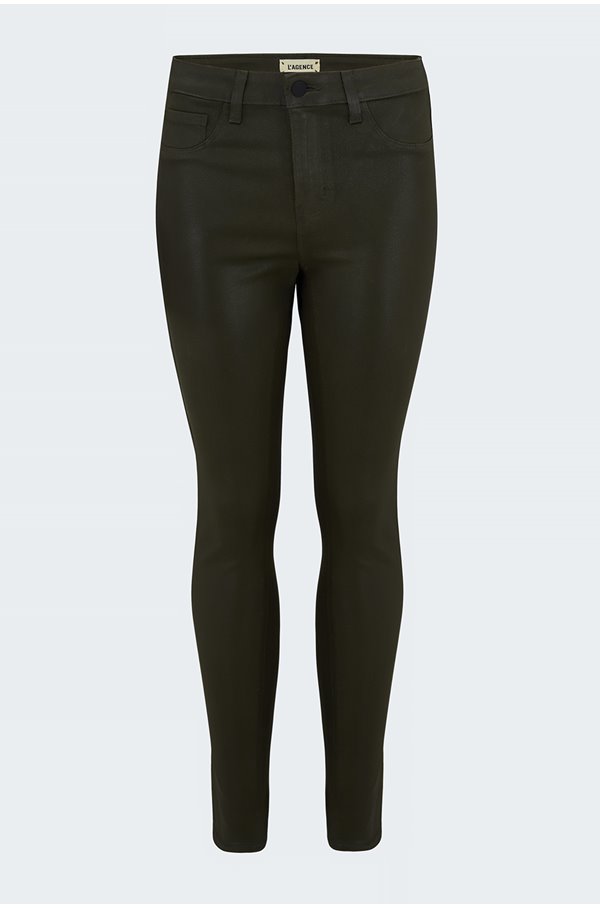 marguerite skinny jean in army coated