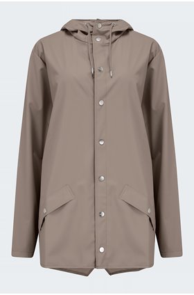 short jacket in taupe