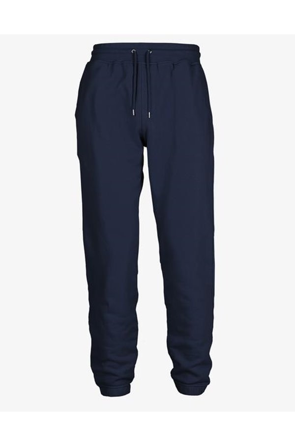 classic organic sweat pants in navy blue