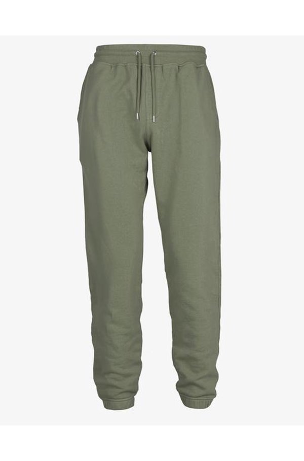 classic organic sweat pants in dusty olive