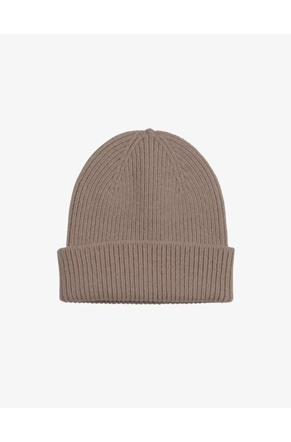 beanie hat in warm taupe