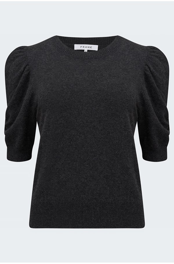 frankie crew jumper in charcoal heather
