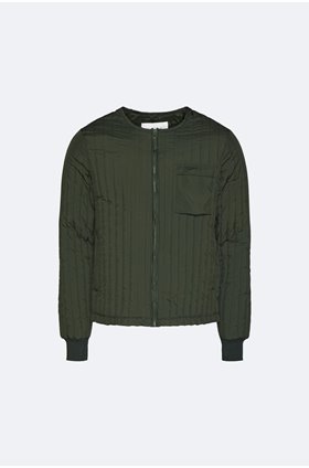 liner jacket in green