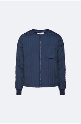 liner jacket in blue
