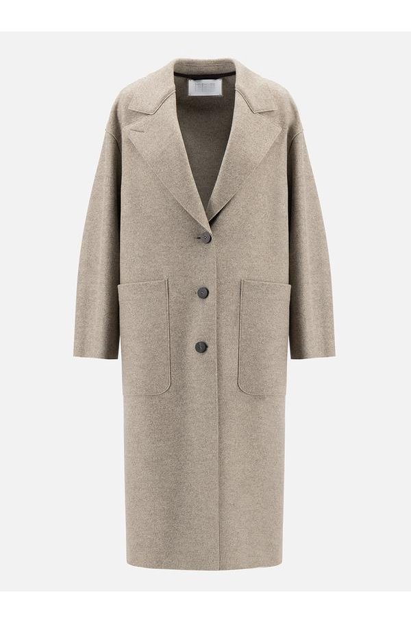 great coat in casha mouline