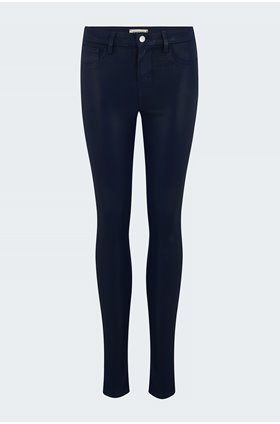 marguerite skinny jean in navy coated