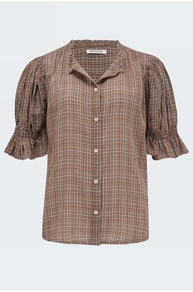 vika blouse in cinnamon