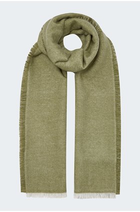 simon scarf in silver & carmen