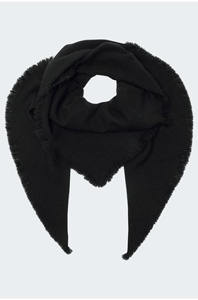 triangle scarf in black