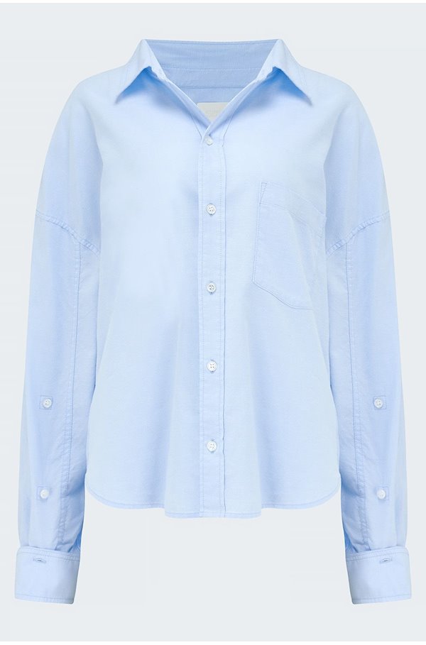 brinkley shirt in oxford blue