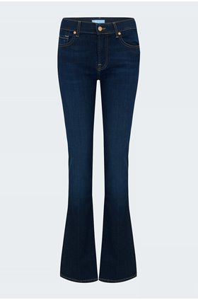 bootcut jean in rinsed indigo
