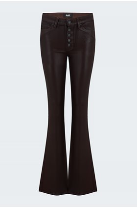 loulou flare jean in chicory coated