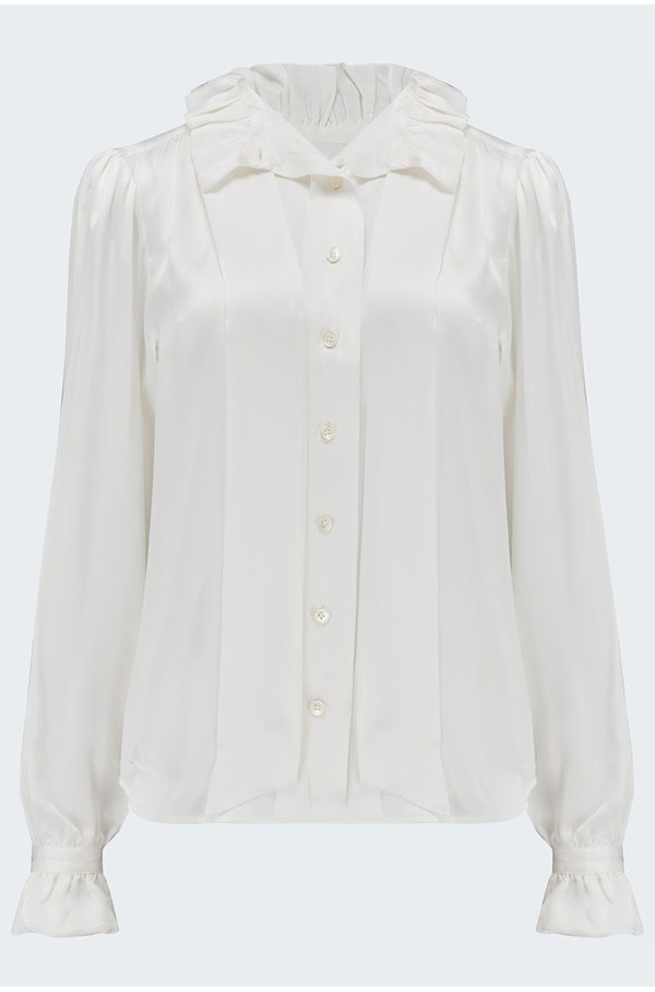 loudette blouse in nature white