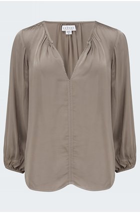 alex blouse in greystone