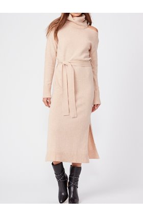 raundi dress in camel