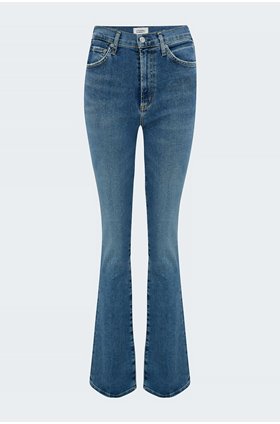 lilah high rise bootcut in lark