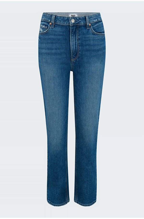 sarah straight ankle jean in rural distressed