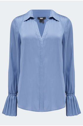 abriana shirt in muted hydrangea