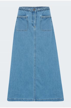 maxine skirt in denim