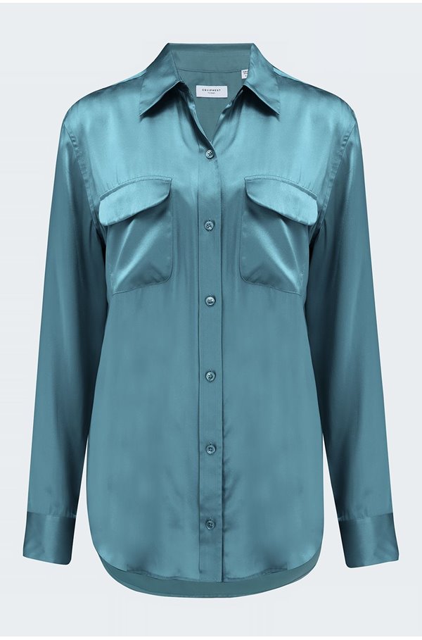 signature shirt in smoke blue