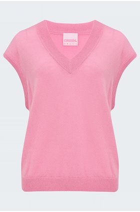 bimini boyfriend tank in candy pink