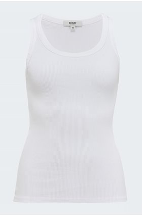 poppy tank in white