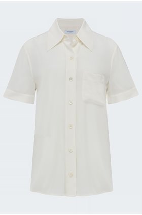 short sleeve quinne in nature white
