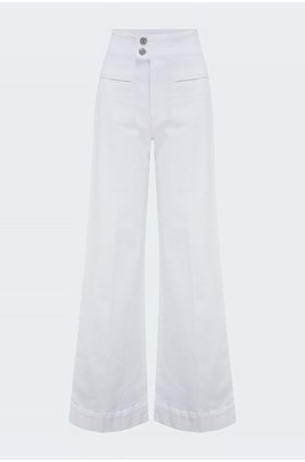 le hardy wide leg in blanc