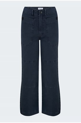 oversized pocket utility pant in washed navy