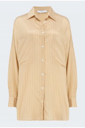 lovi shirt in beige stripe