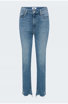 cindy straight jean raw hem in mel
