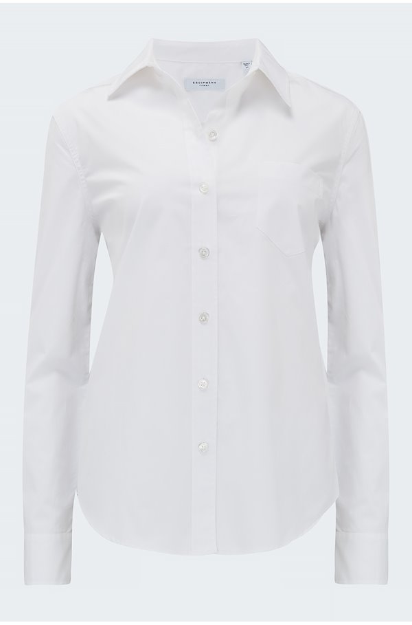 brett shirt in bright white