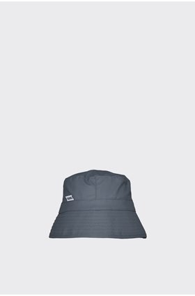 bucket hat in river