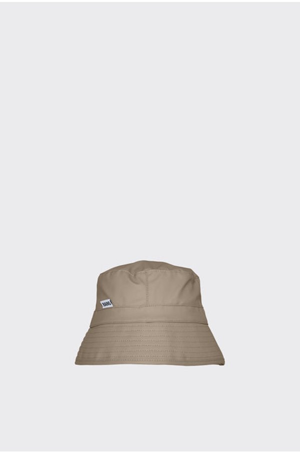 bucket hat in taupe