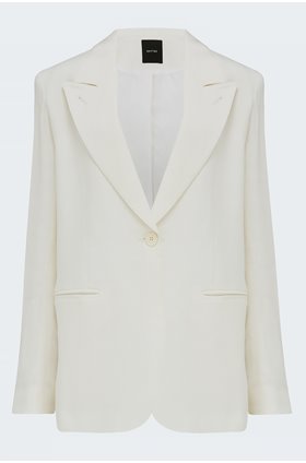 90's blazer in chalk