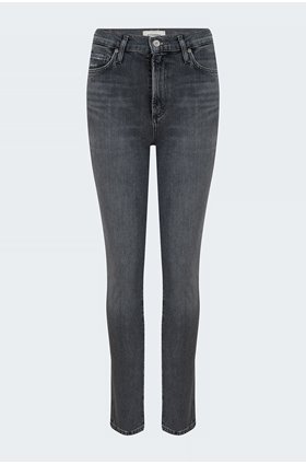 olivia slim jean in silvermist