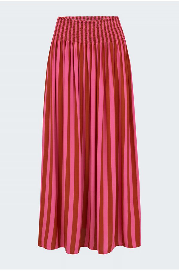 bella skirt in thick stripe puglia pink