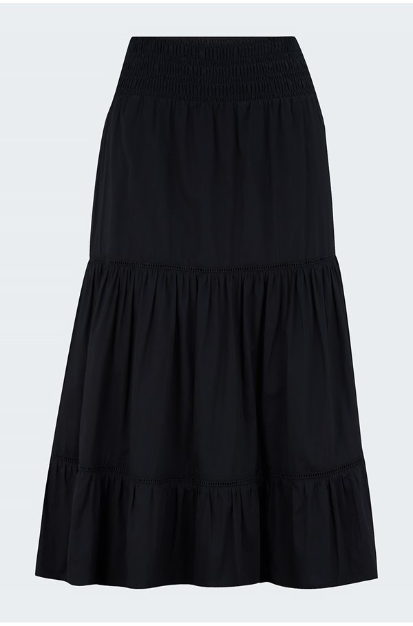 edina skirt in true black