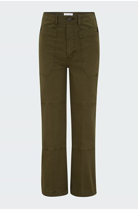 oversized pocket utility pant in washed fatigue