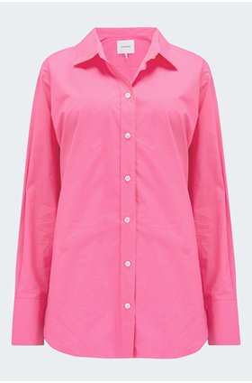 the oversized vacation shirt in hot pink
