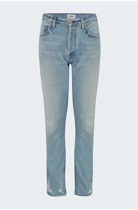 emerson slim boyfriend jean in neptune 29"