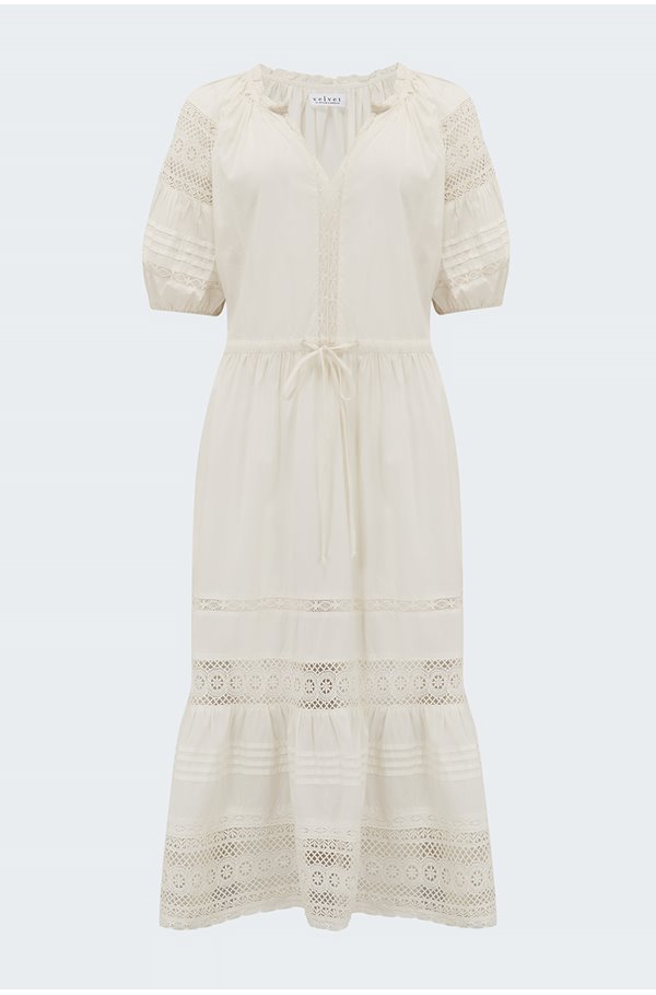 andy dress in ivory