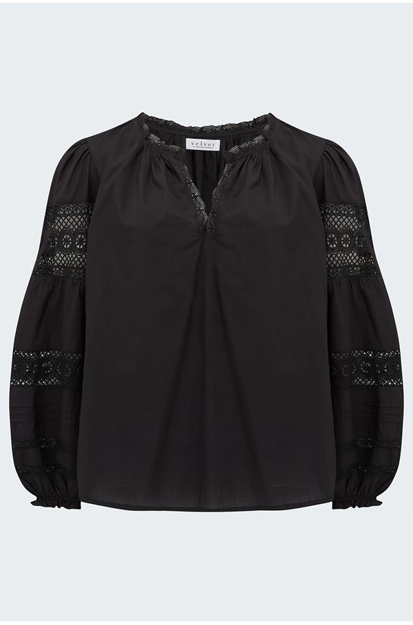 tayler blouse in black
