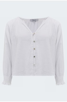 mariah blouse in white